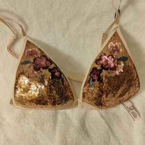 Sequin bralette nwt